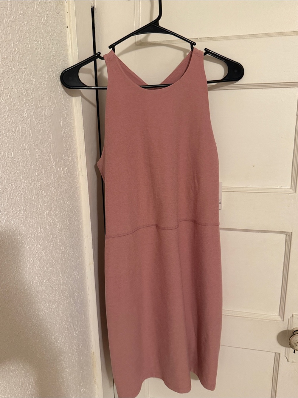 Beyond Yoga Dusty Rose Knit Tank Dress